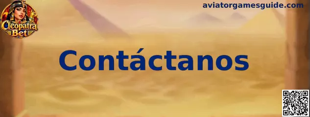 Página de contacto y atención de Aviator Games