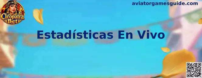 Interfaz ilustrativa de Estadísticas En Vivo de Aviator Games