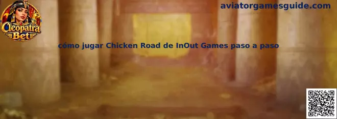 Imagen ilustrativa de Chicken Road de InOut Games para aprender las reglas, avanzar con la gallina y comprender los multiplicadores