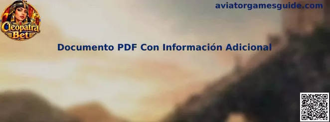 Documento PDF Con Información Adicional de Aviator Games