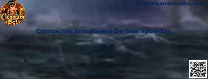 Ejemplo educativo de colocación simultánea de dos apuestas en Aviator Games
