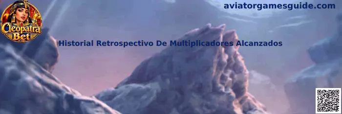 Historial retrospectivo de multiplicadores alcanzados en Aviator Games